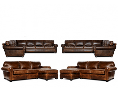 Sedona Oversized Seating Leather Sectional